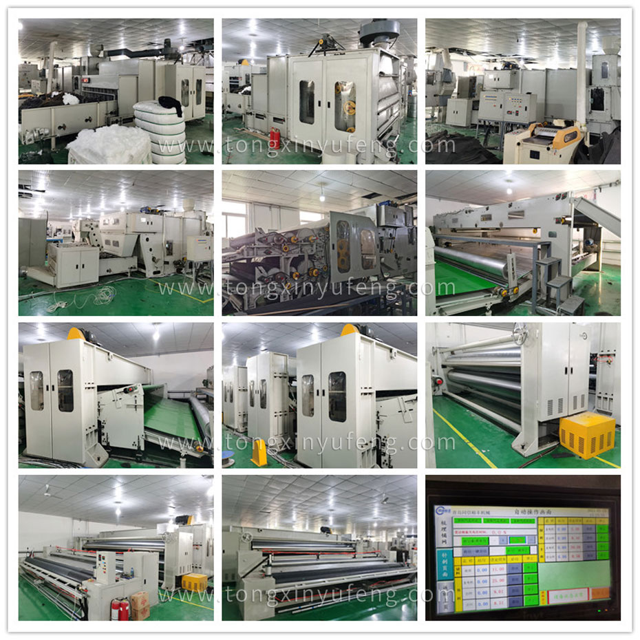 环保健康植物纤维床垫新材料生产设备-椰棕黄麻竹纤维床垫生产线